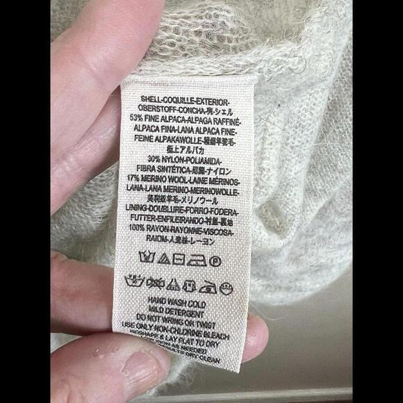 Free People Juliet Babydoll Dress Sz M Alpace Wool Lined Boho - Picture 4 of 6